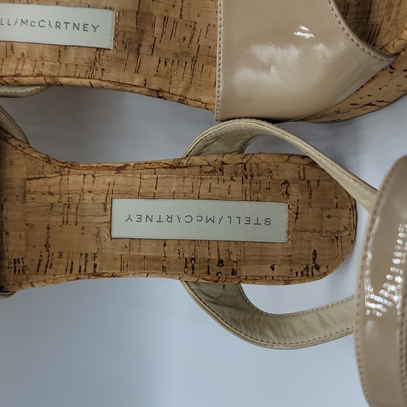 Stella McCartney patent leather/cork sandals Size 40 - Picture 5 of 12